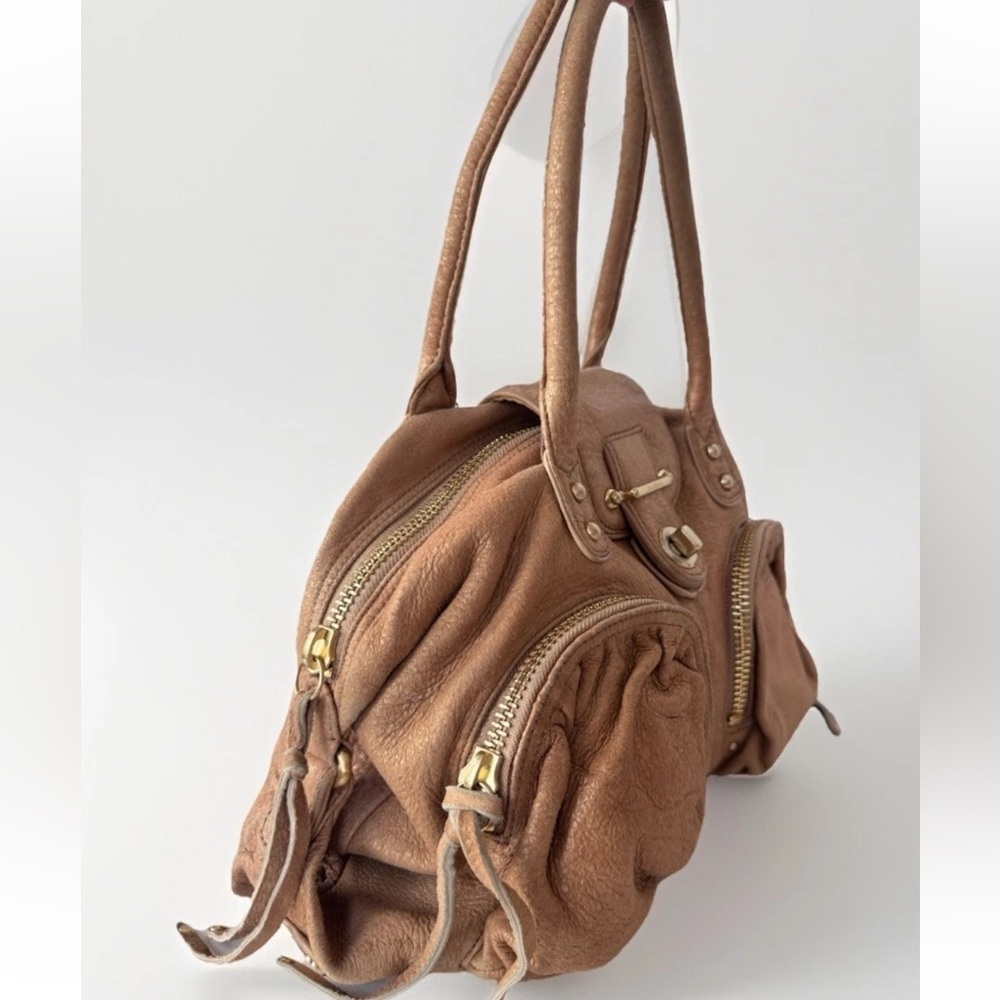 Botkier Bianca Boho Leather Signature Satchel Bag purse Handbag *Flaws - Picture 10 of 16